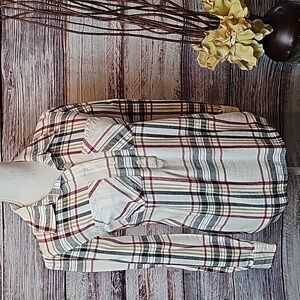 NEW STYLE & CO SOFT COTTON LONG ROLL TAB SLEEVE PULLOVER SHIRT